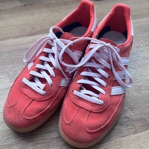 adidas Originals Gazelle Indoor sneakers in red & pink - size 8.5